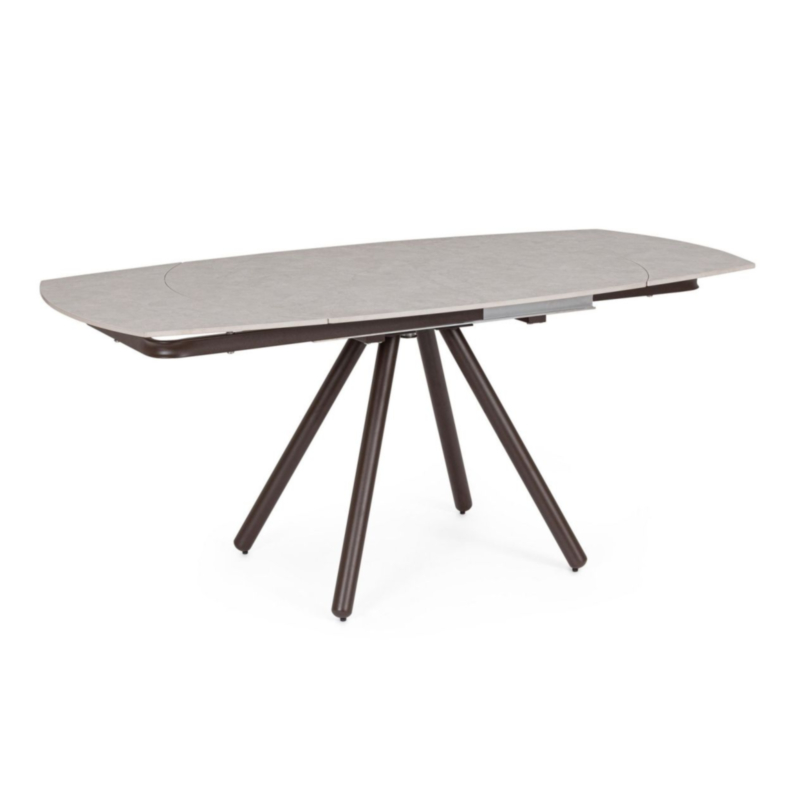 TAVOLO ALL.RAITA 119/178X89 RUST/GRIG.C