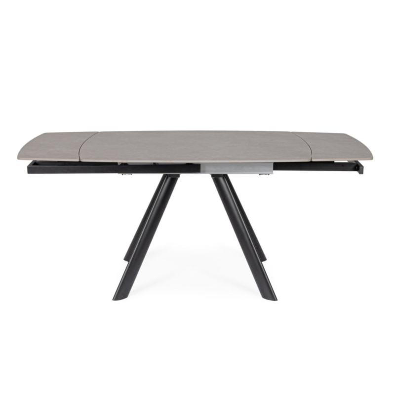 TAVOLO ALL. RAILI 119.5/180X85 NERO/GRIG