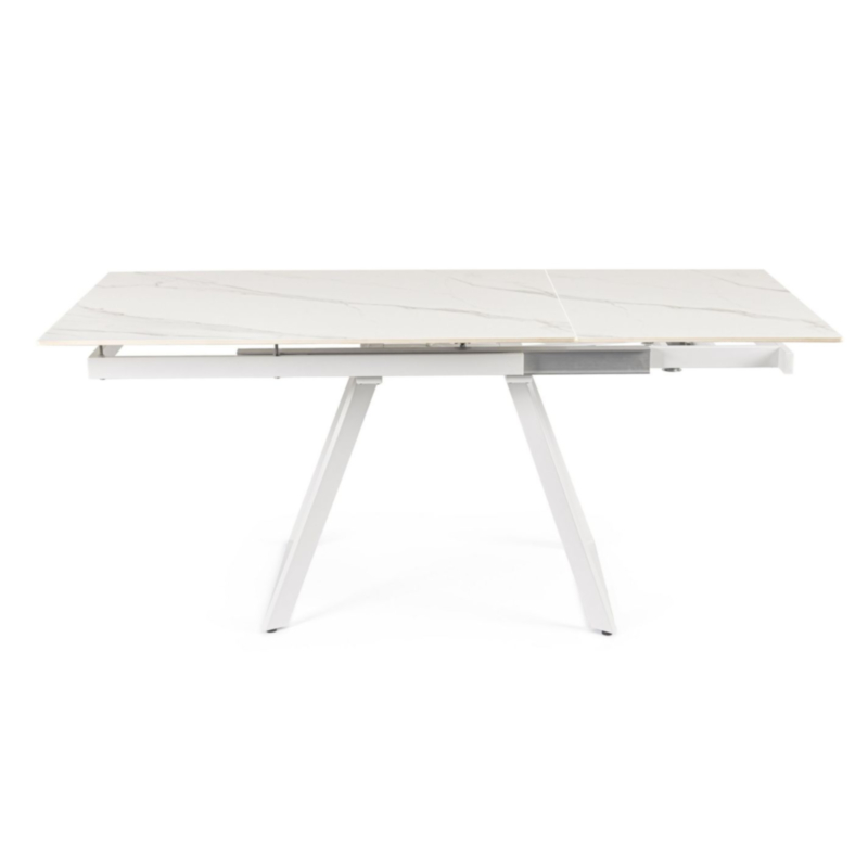 TAVOLO ALL. REETA 120/180X90 BIANCO/BIAN