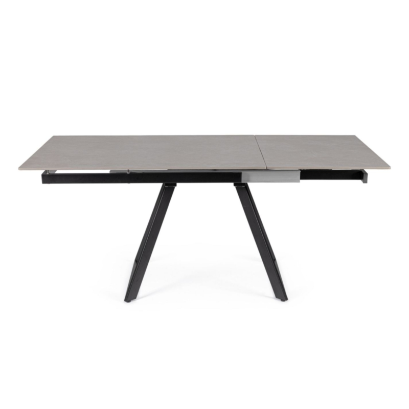 TAVOLO ALL. REETA 120/180X90 NERO/GRIGIO