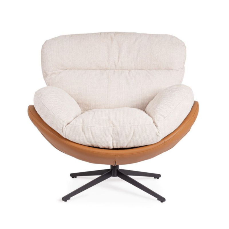 SILLÓN ADINDA HIELO/CUERO