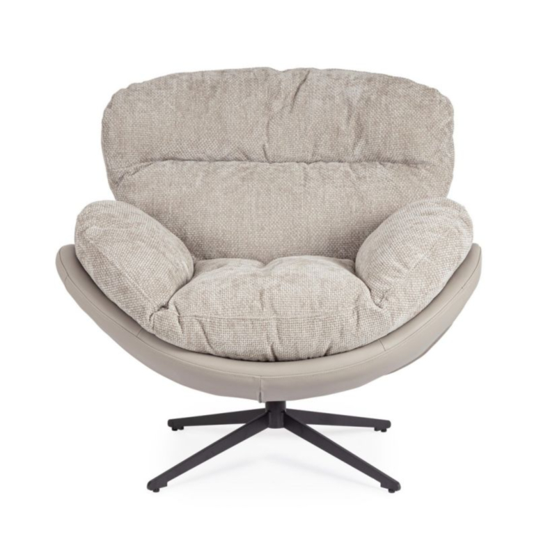 SILLÓN ADINDA GRIS OSCURO/VISÓN