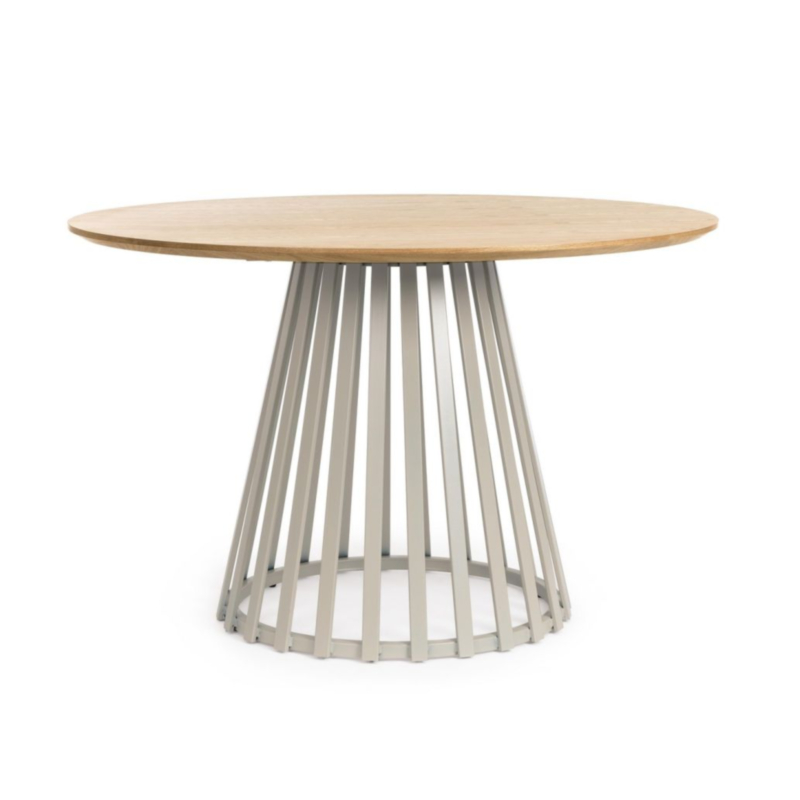TAVOLO CILLIAN D120 WARM GREY/NATURAL