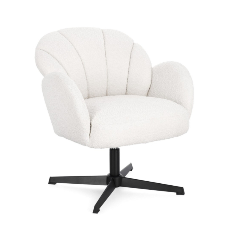 SILLÓN GIRATORIO CHLOE SNOW