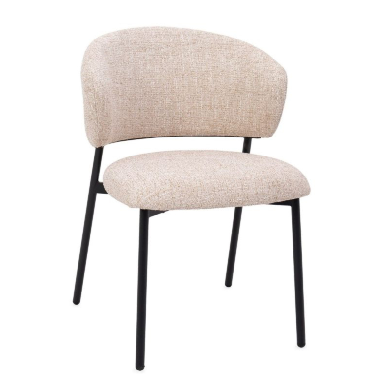 CHAISE PRISCA NOIR/SAND