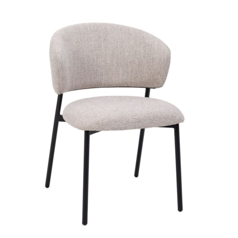 CHAISE PRISCA NOIR/ROCK