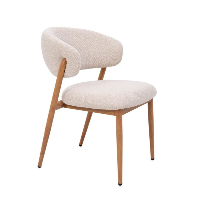 SEDIA CASSANDRA NATURALE/LINO