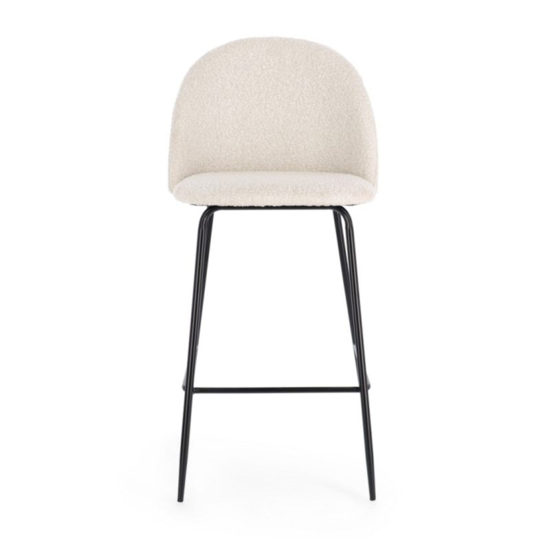 TABURETE BAR CARRY NEGRO/MARFIL