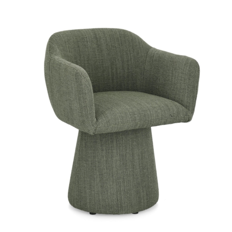 POLTRONA GIREVOLE LOTTIE VERDE