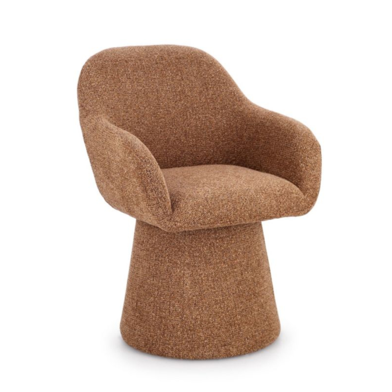 ANTARA TERRACOTTA SWIVEL ARMCHAIR