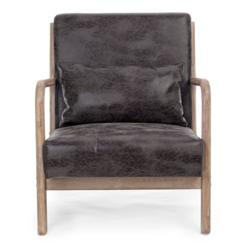 POLTRONA IN ECOPELLE - ANCILLA