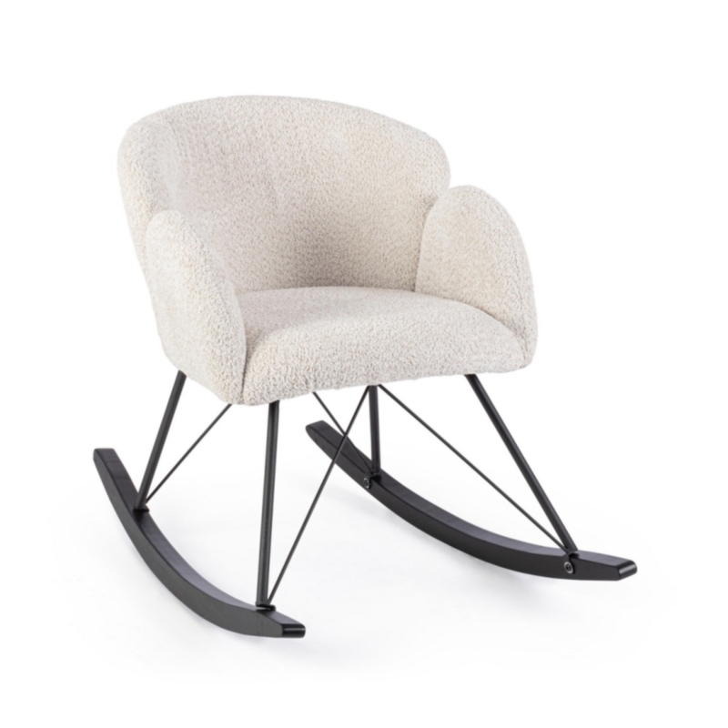 SIBILLA NATURAL ROCKING ARMCHAIR
