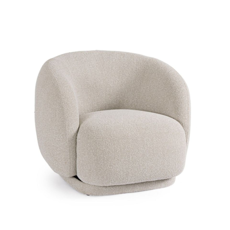 BRITTANY NATURAL SWIVEL ARMCHAIR