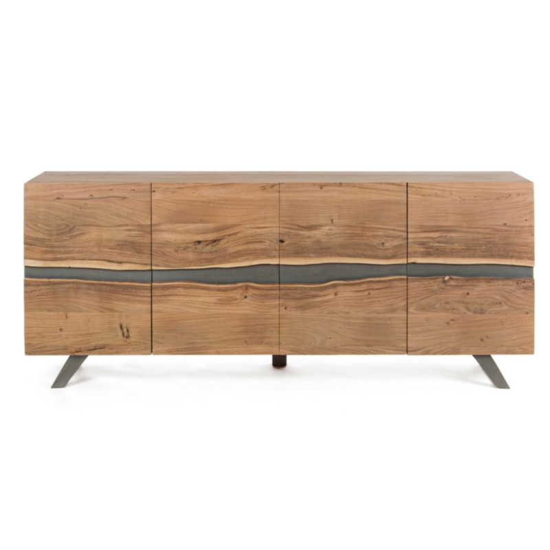 CREDENZA IN LEGNO 4 ANTE - ARON