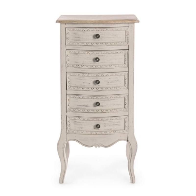 CLARISSE CHEST OF DRAWERS 5DR