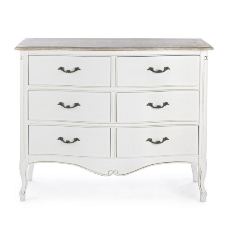 JUSTINE CHEST OF DRAWERS 6DR