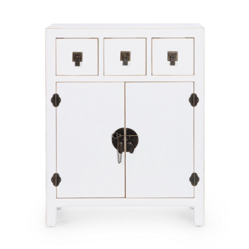 CREDENZA IN LEGNO BIANCO - PECHINO