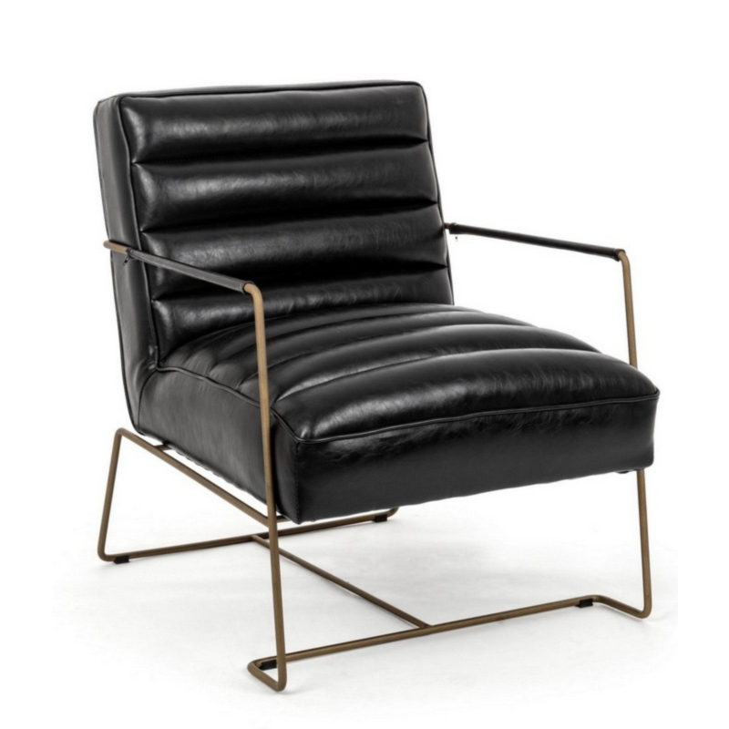 BRIANNA BLACK ARMCHAIR