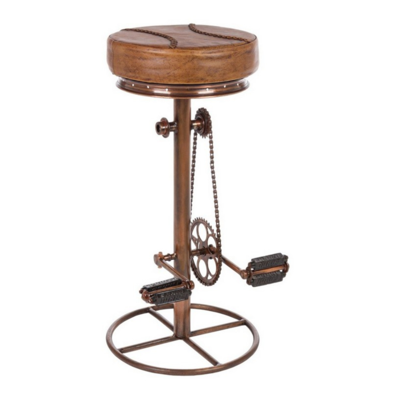 CYCLE COPPER BAR STOOL H80