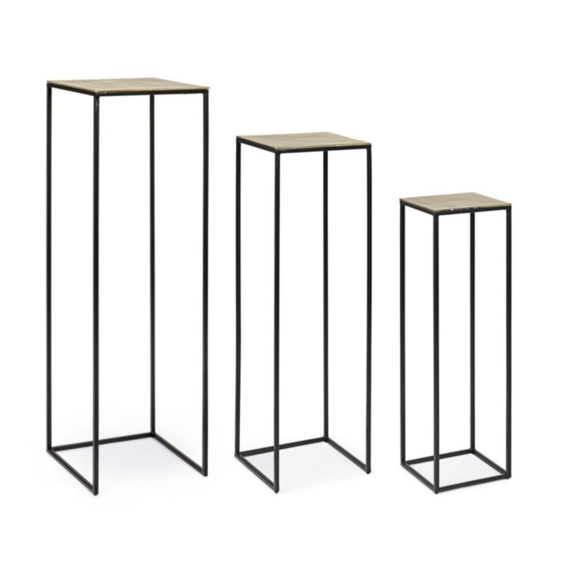 3ER SET ÜBERTOPF-HALTER AMIRA