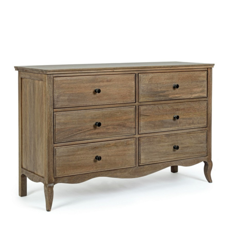 DOMITILLE CHEST OF DRAWERS 6DR