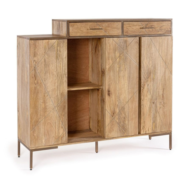 CREDENZA ALTA IN LEGNO - JAIDEV