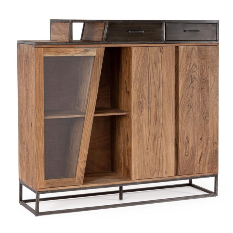 CREDENZA ALTA IN LEGNO - JANAK