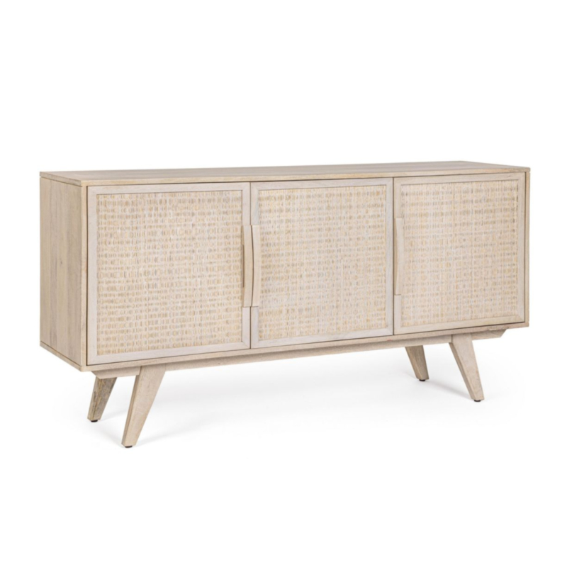 CREDENZA 3 ANTE IN LEGNO - SAHANA
