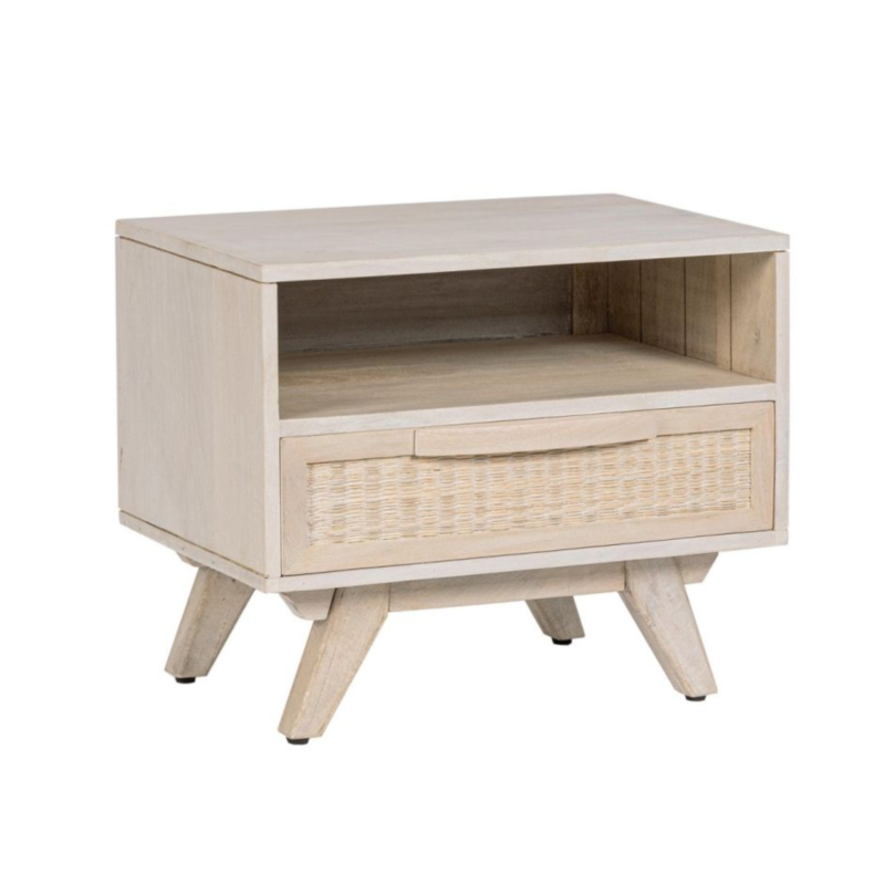 COMODINO IN LEGNO - SAHANA