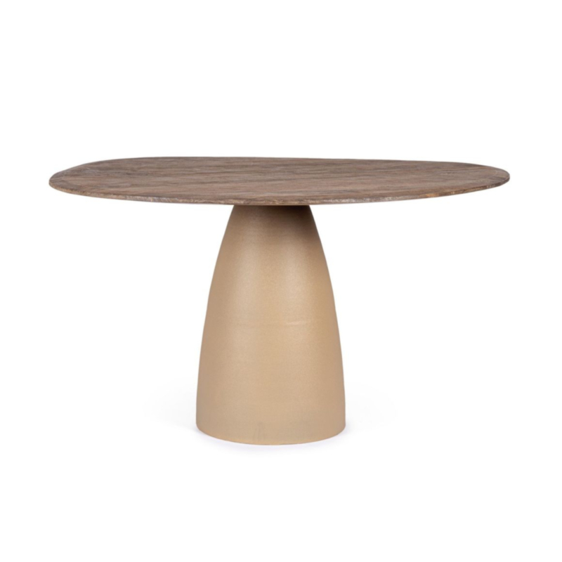 TAVOLO STANLEY TOP RUSTIC BROWN 140