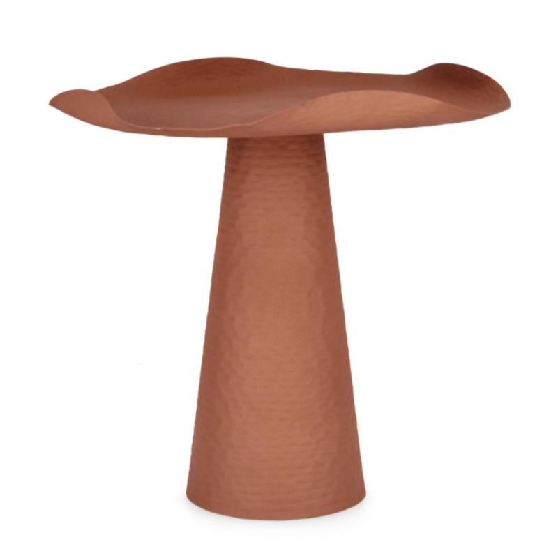 TAVOLINO IN METALLO TERRACOTTA - LALITA