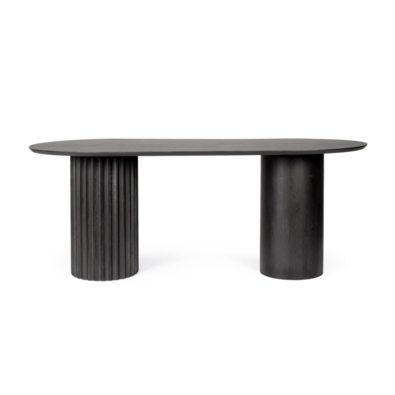 TAVOLO ORISSA NERO 200X90