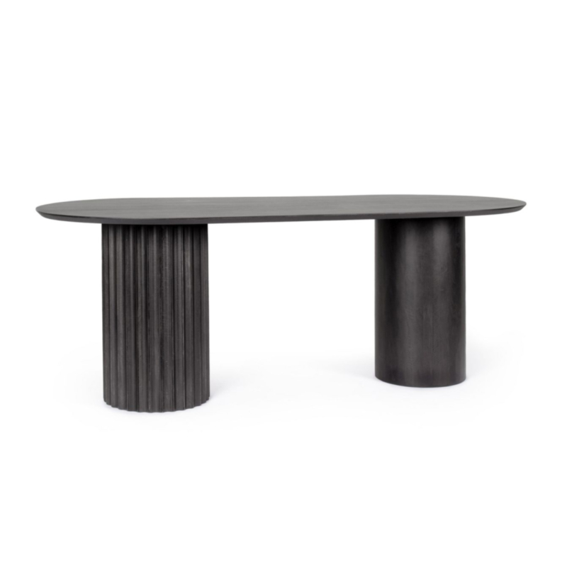 TAVOLO ORISSA NERO 200X90