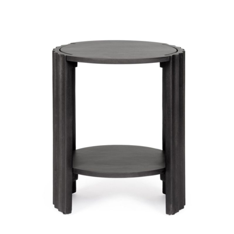 ORISSA BALCK BEDSIDE TABLE