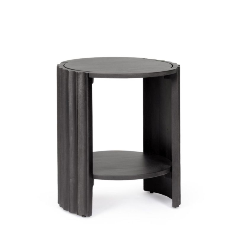 ORISSA BALCK BEDSIDE TABLE