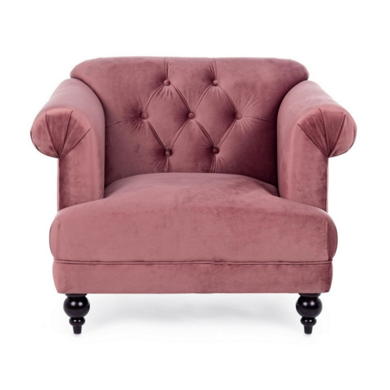 BLOSSOM ANTIQUE PINK ARMCHAIR