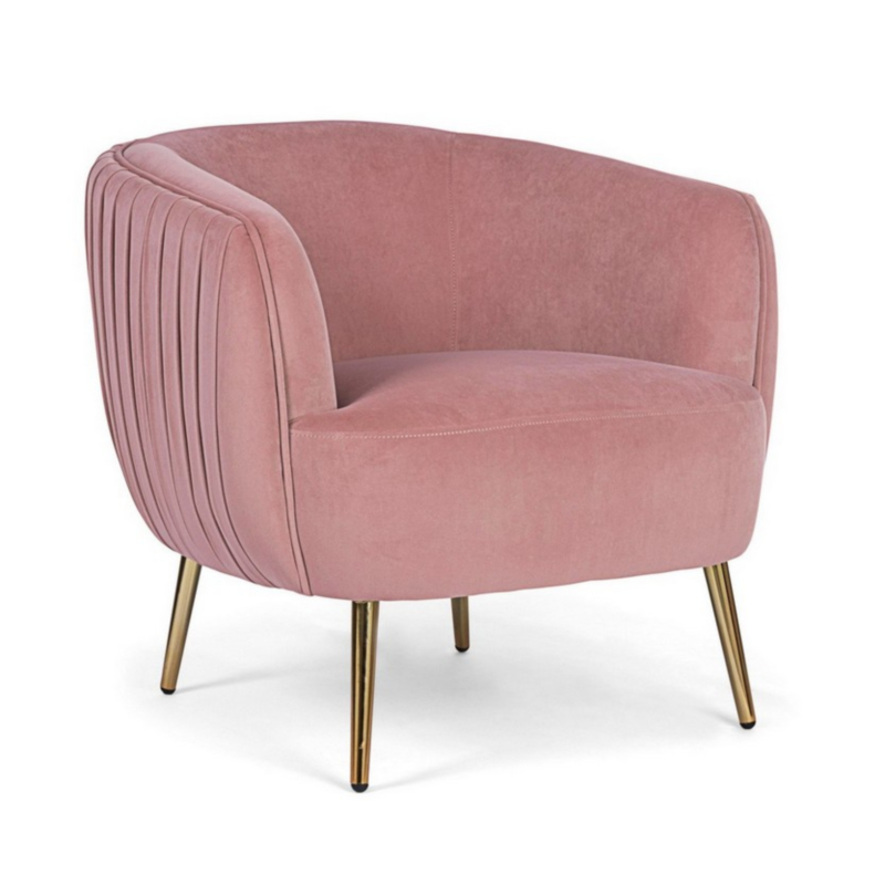POLTRONA ROSA ANTICO - LINSAY