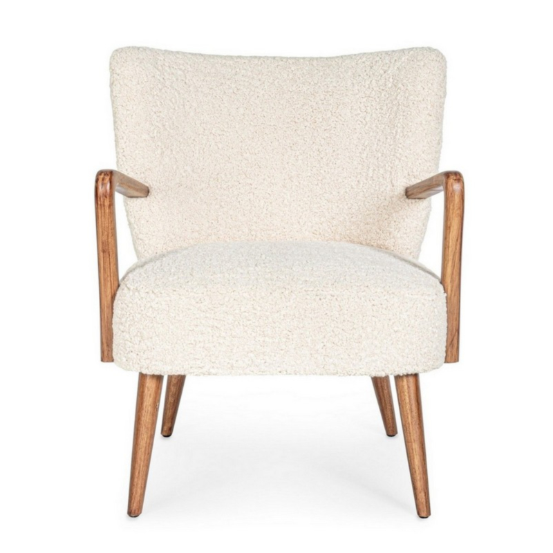 MORITZ WHITE ARMCHAIR