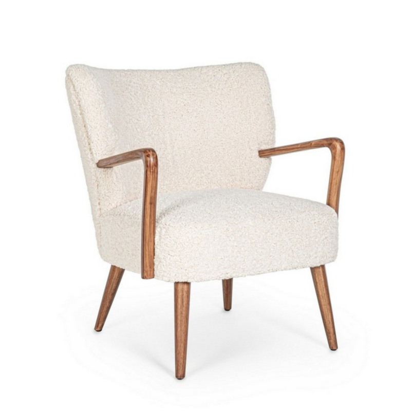 MORITZ WHITE ARMCHAIR