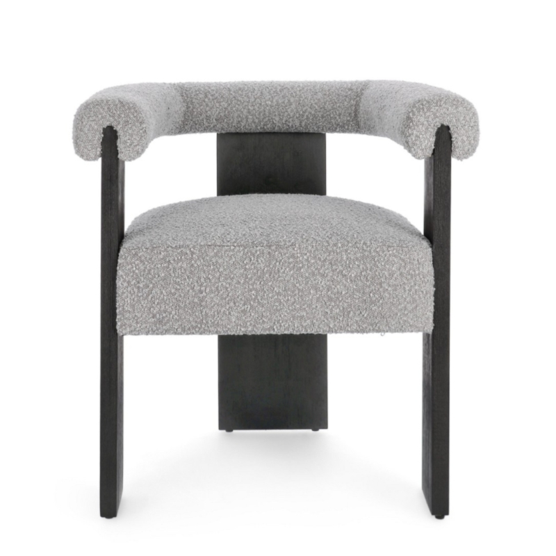 CHAISE AC-ACC AGAPE NOIR/GRIS