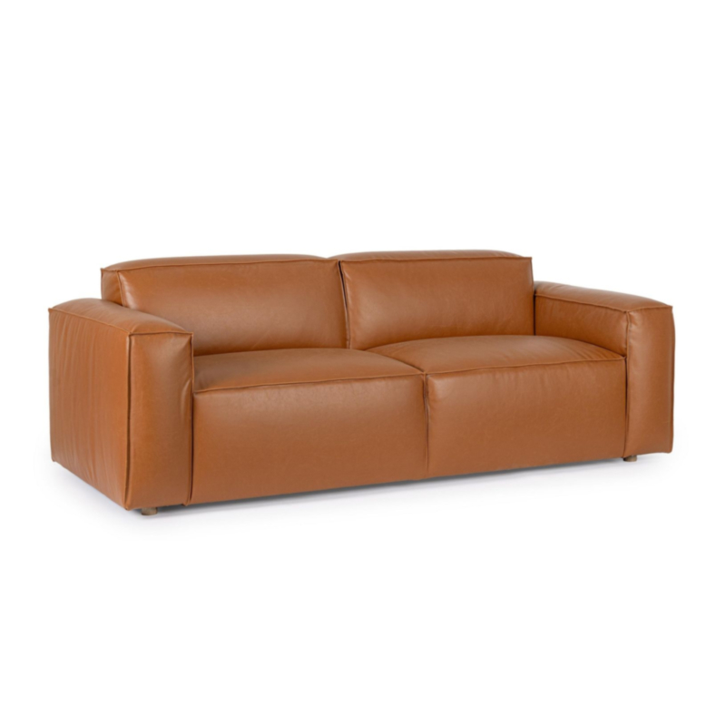 DIVANO 3P JOSEPH COGNAC