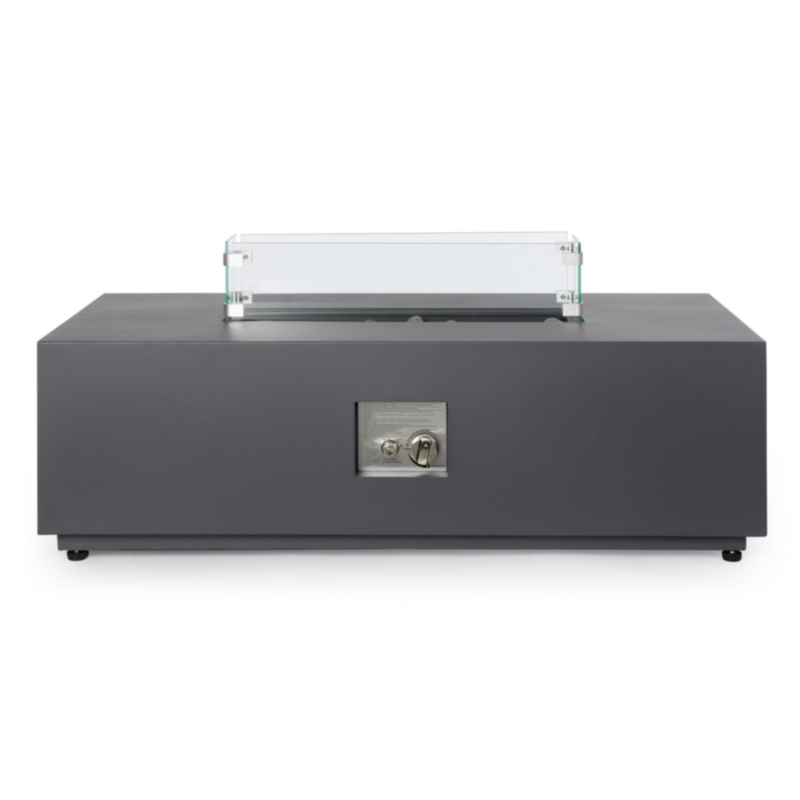 CAMINO A GAS WOLKE GRIGIO SCURO 110X65