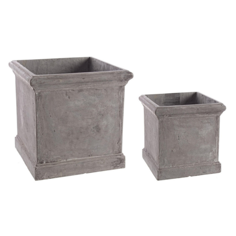 SET2 MACETERO CEMENT CUAD GRIS