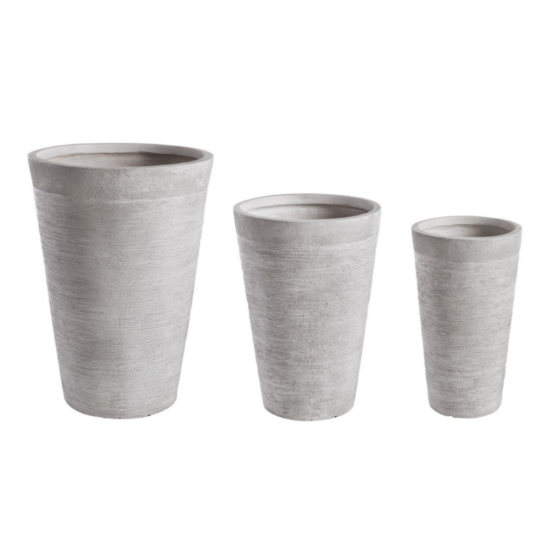 SET3 ÜBERTOPF GEKRATZT RUND WEIß HOCH