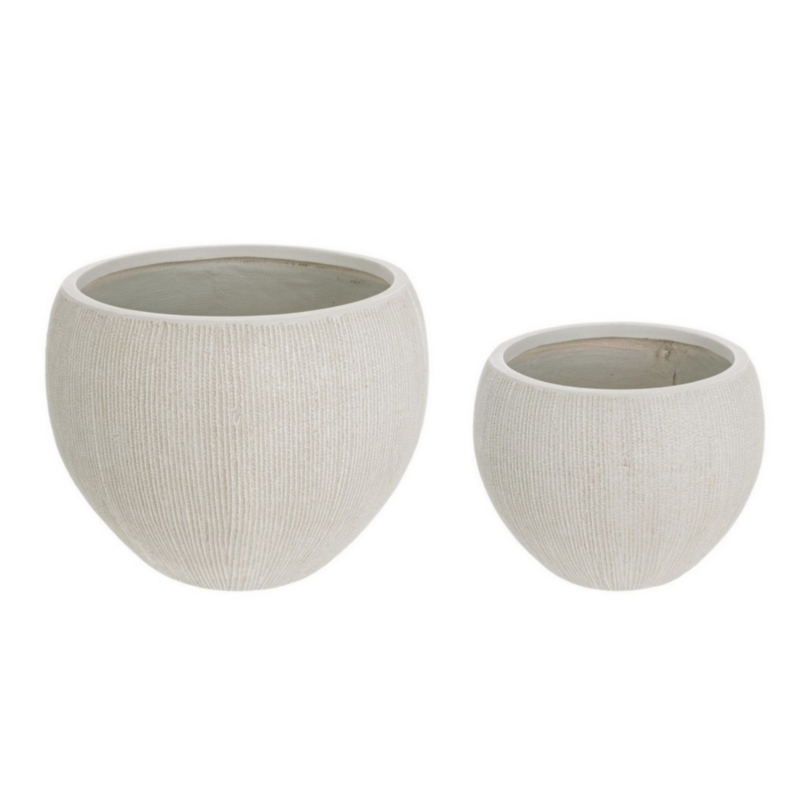 SET2 VASO BRUSH SFERA BEIGE