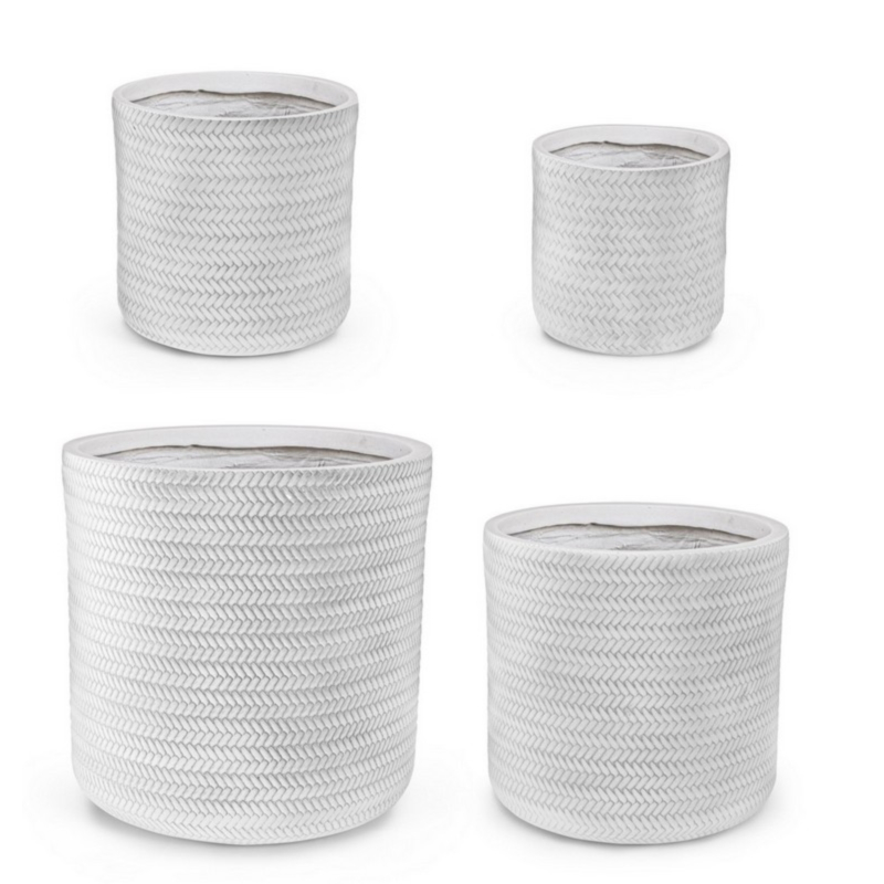 SET4 ÜBERTOPF TRESSAGE CIL WEISS