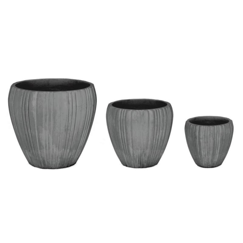 SET3 P.VASO HALONG TO GRIGIO