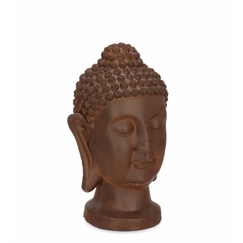 DECORAZIONE MEILI TESTA BUDDHA RUSTY H39