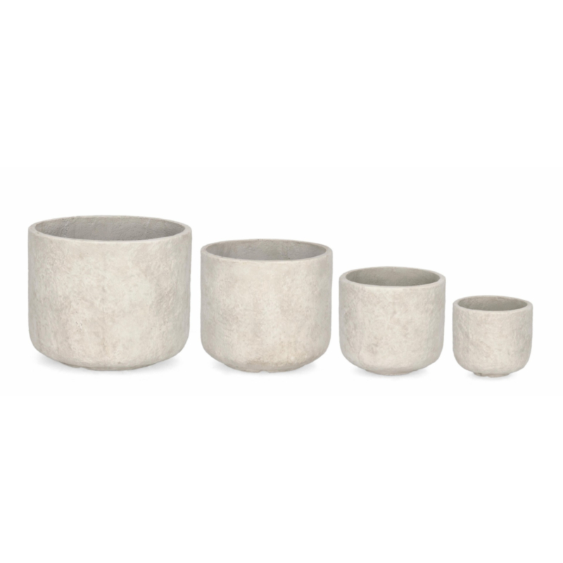 SET4 P.VASO MEILI TONDO BEIGE