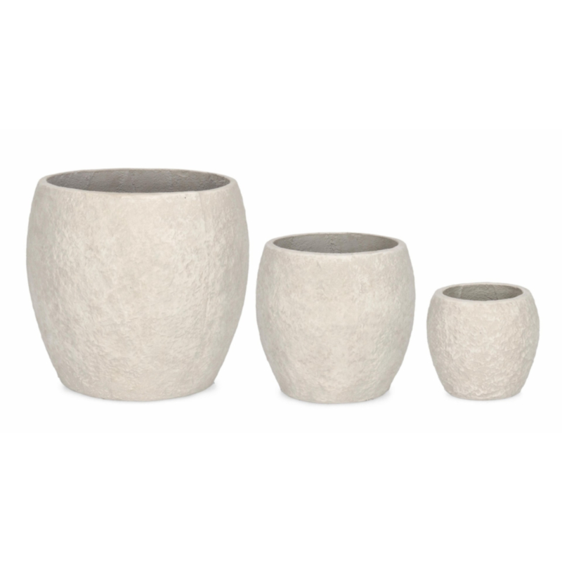 SET3 VASENH. MEILI GEWÖLBT BEIGE